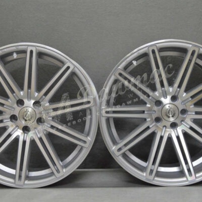 AXE EX15 18" 8J ET40 5x108-5x120 Silver & Polished