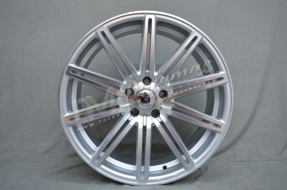 AXE EX15 20" 9J ET40 5x114,3 / 5x112 Silver Polished