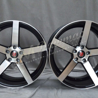 AXE EX18 20" 10,5J ET42 5x108-5x130 Black & Polished