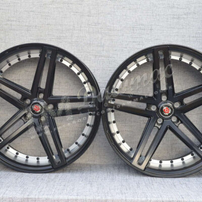 AXE EX20 22" 9J ET20 + 10,5J ET25 5x114,3 N-BLK