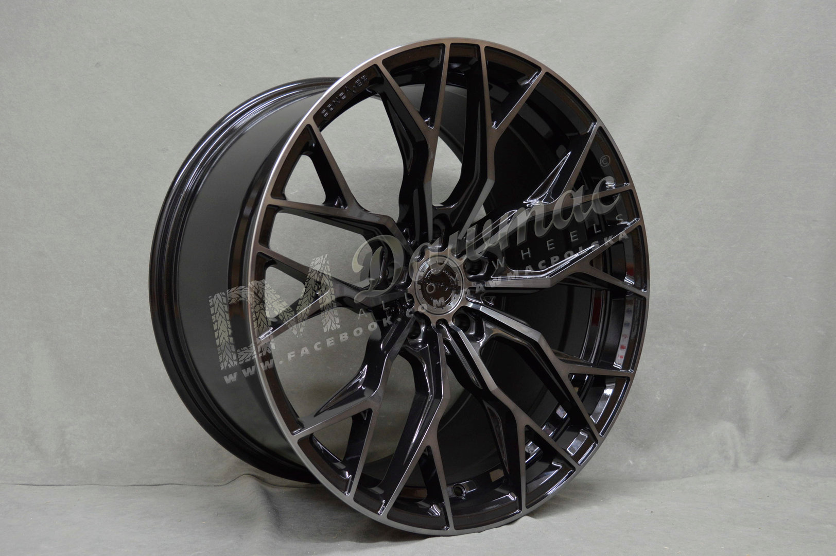 Concaver CVR1 22" 11J ET11-ET52 BLANK Double Tinted Black - obrazek 3