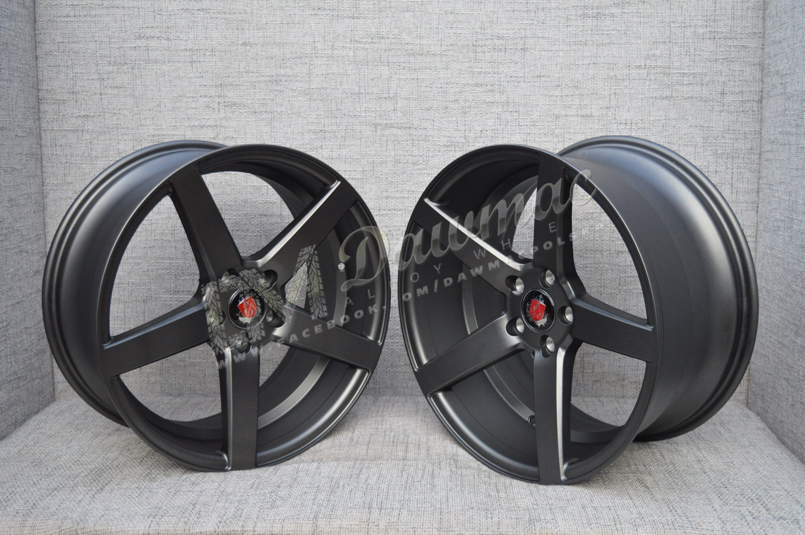 AXE EX18 20" 10,5J ET42 5x108-5x130 Satin Grey - obrazek 3