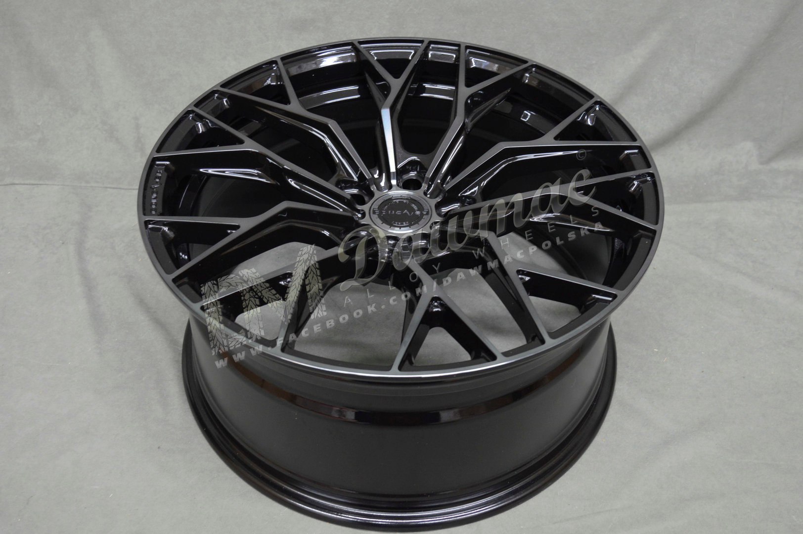 Concaver CVR1 22" 9J ET10-ET52 BLANK Double Tinted Black - obrazek 5