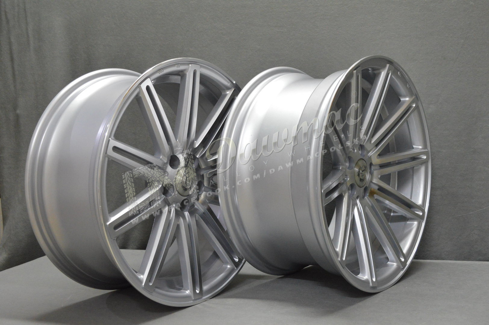 AXE EX15 18" 8J ET40 5x108-5x120 Silver & Polished - obrazek 5