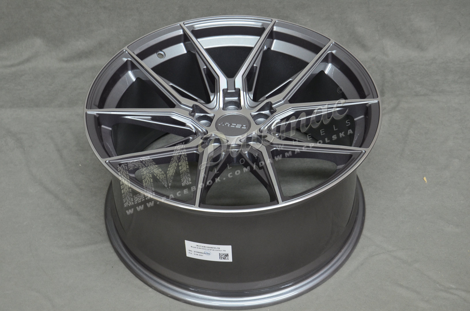 Arceo Marceille 19" 9,5J ET40 5x112 Titan Diamond - obrazek 5