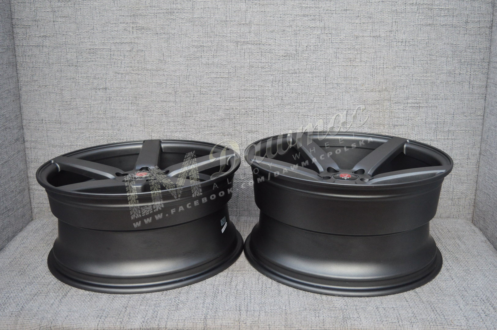 AXE EX18 20" 10,5J ET42 5x108-5x130 Satin Grey - obrazek 6