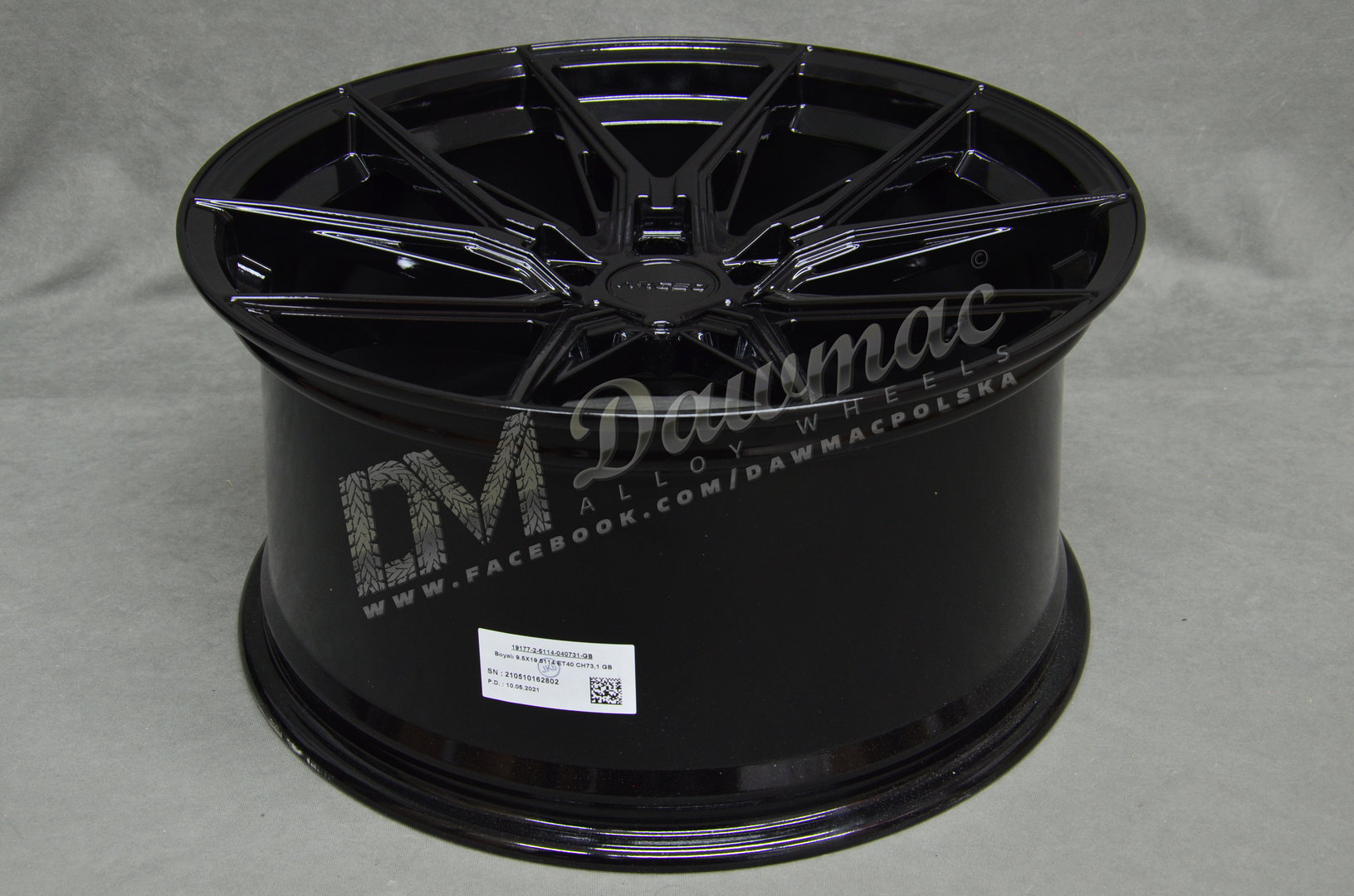 Arceo Marceille 19" 9,5J ET37 5x120 Glossy Black - obrazek 6