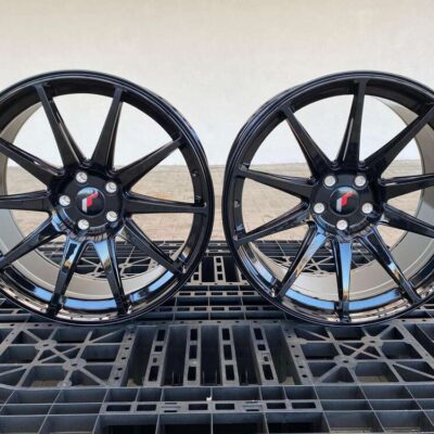 JR11 20" 8,5J ET25 + 10J ET40 5x112 Gloss Black