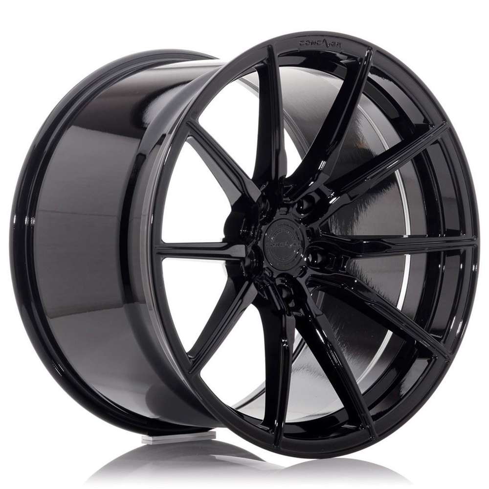 Concaver CVR4 21" 10.5J ET0-ET10 BLANK Extreme Concave Double Platinum Black