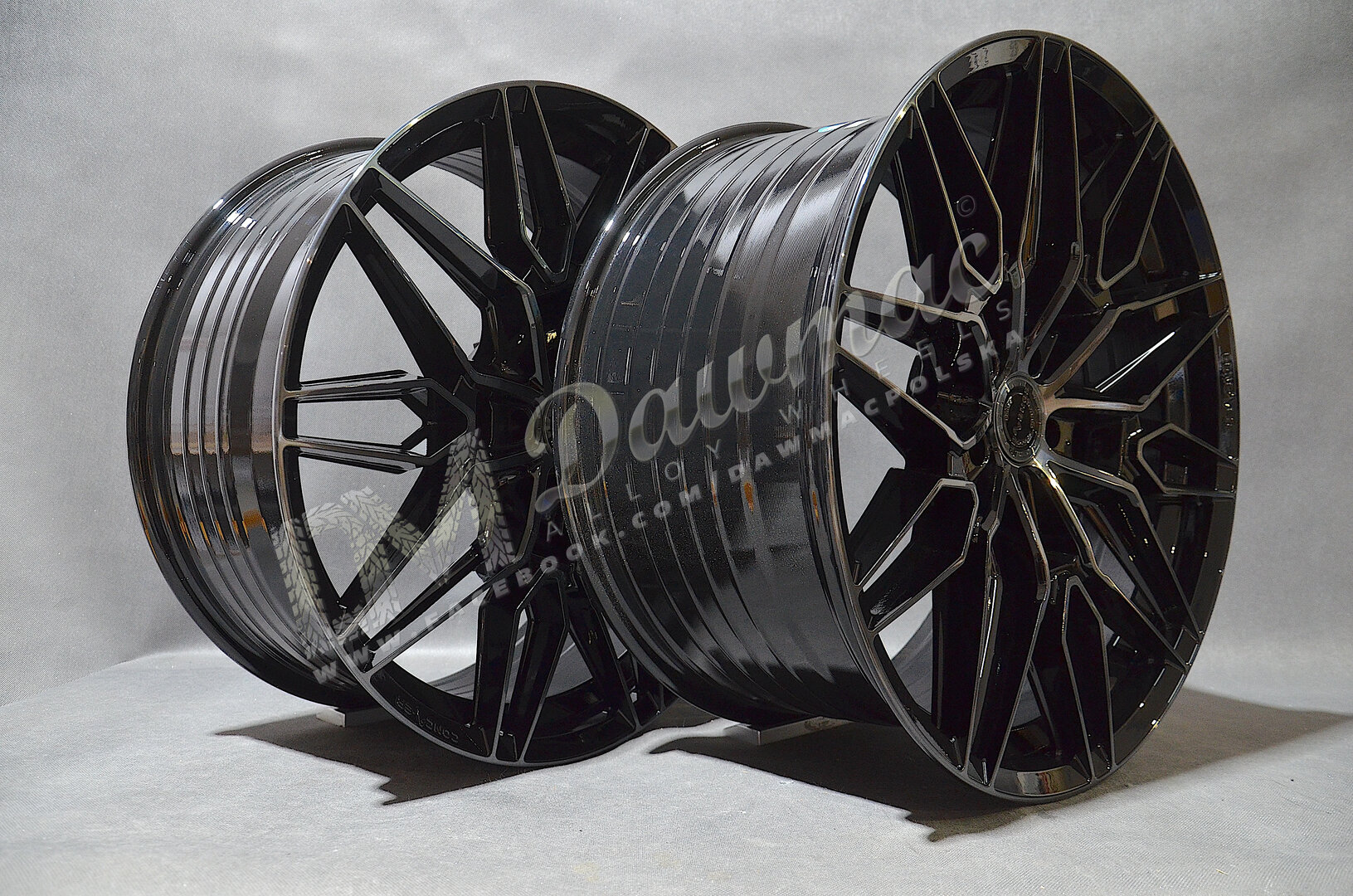 Concaver CVR6 22" 10J ET20-ET64 + 11J ET11-ET54 BLANK Double Tinted Black - obrazek 5