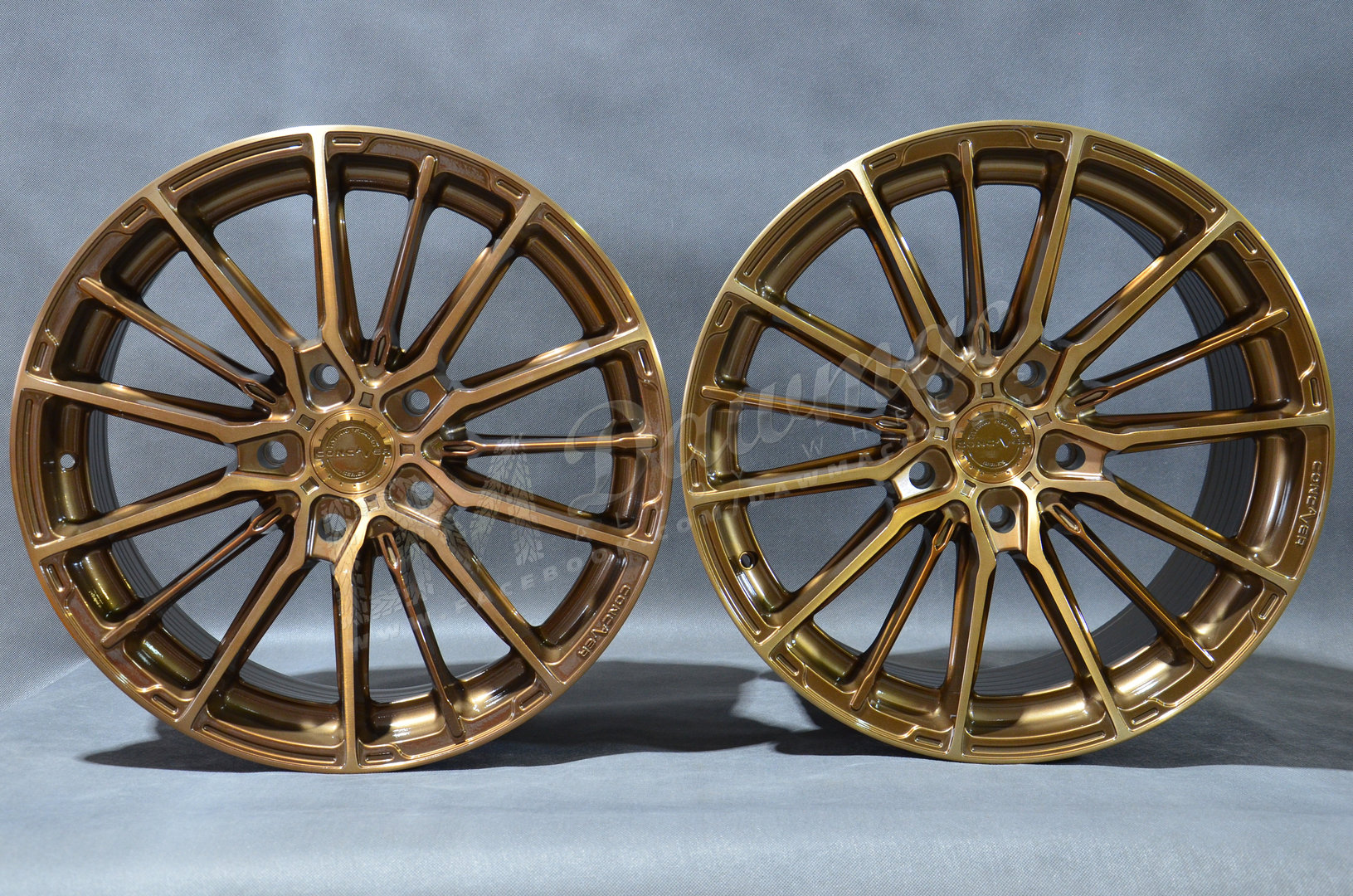 Concaver CVR7 19" 8J ET20-ET40 + 19" 10J ET20-ET51 BLANK Brushed Bronze - obrazek 2