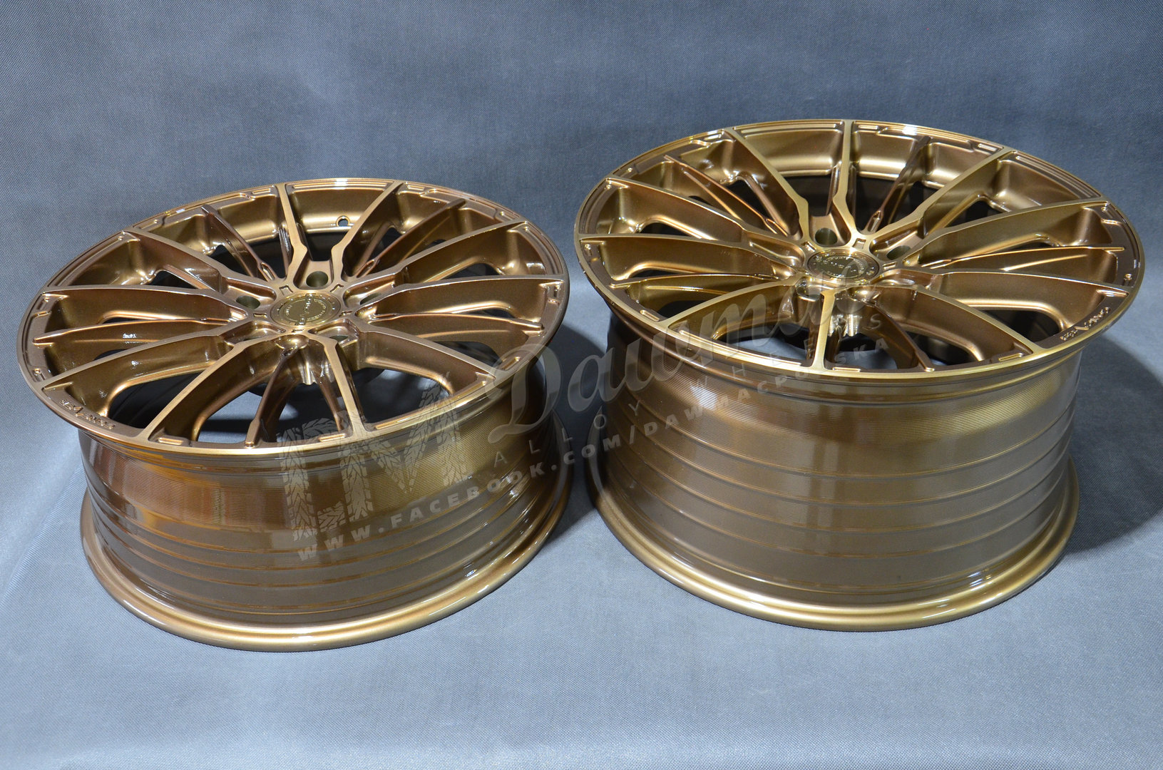 Concaver CVR7 19" 8J ET20-ET40 + 19" 10J ET20-ET51 BLANK Brushed Bronze - obrazek 6