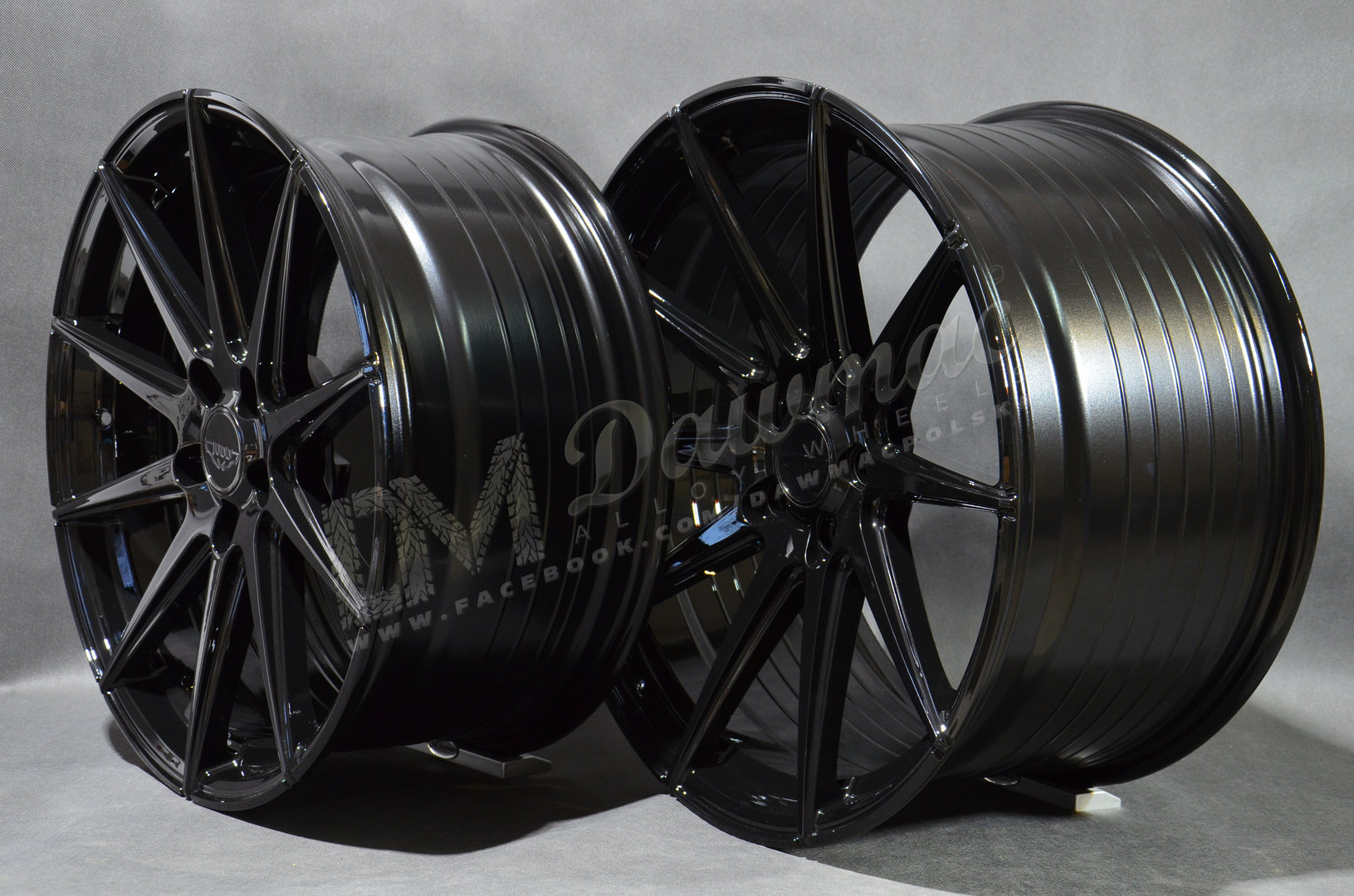 JUDD T311R 20" 9J ET25-45 + 10,5J ET20-ET45 5x100-5x130 Gloss Black - obrazek 4