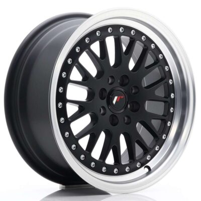 Japan Racing JR10 16" 8J ET20 4x100/4x108 Matt Black w/ Machined Lip