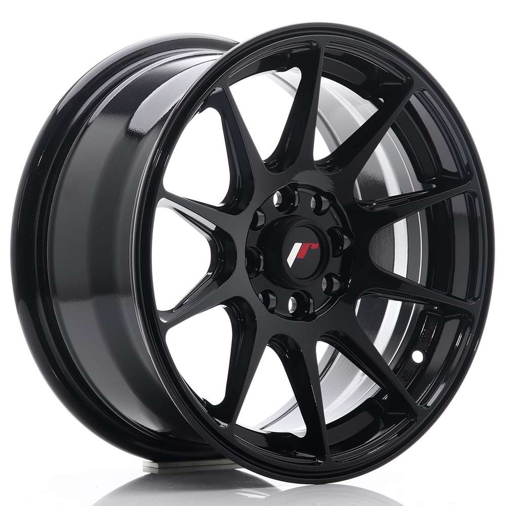 Japan Racing JR11 15" 7J ET30 4x100/4x108 Glossy Black