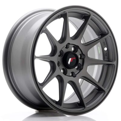 Japan Racing JR11 15" 7J ET30 4x100/4x114,3 Matt Gun Metal