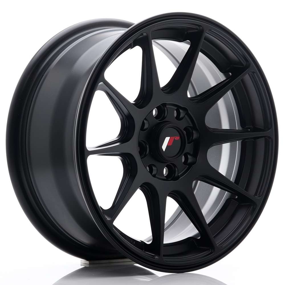 Japan Racing JR11 15" 7J ET30 + 8J ET25 4x100/4x108 Flat Black