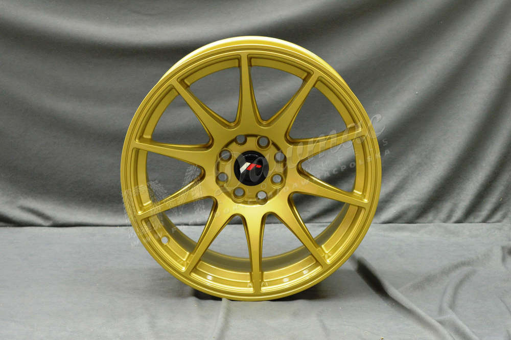 Japan Racing JR11 15" 7J ET30 + 8J ET25 4x100/4x108 Gold