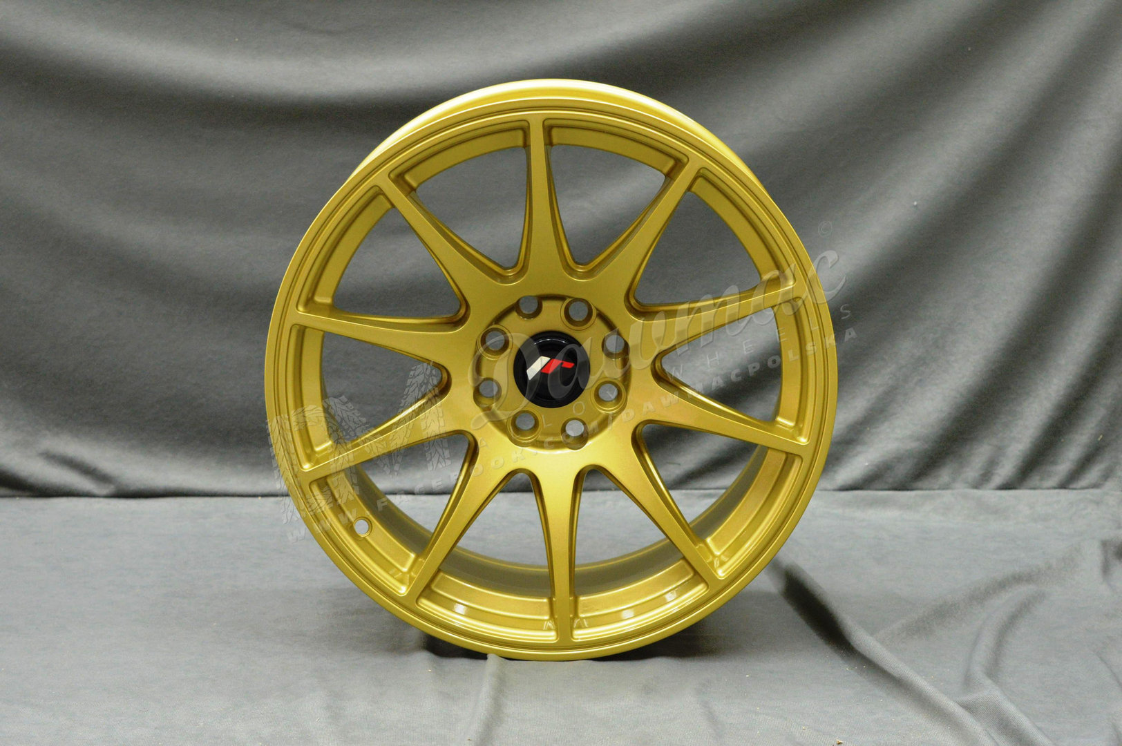 Japan Racing JR11 15" 7J ET30 + 8J ET25 4x100/4x108 Gold - obrazek 2