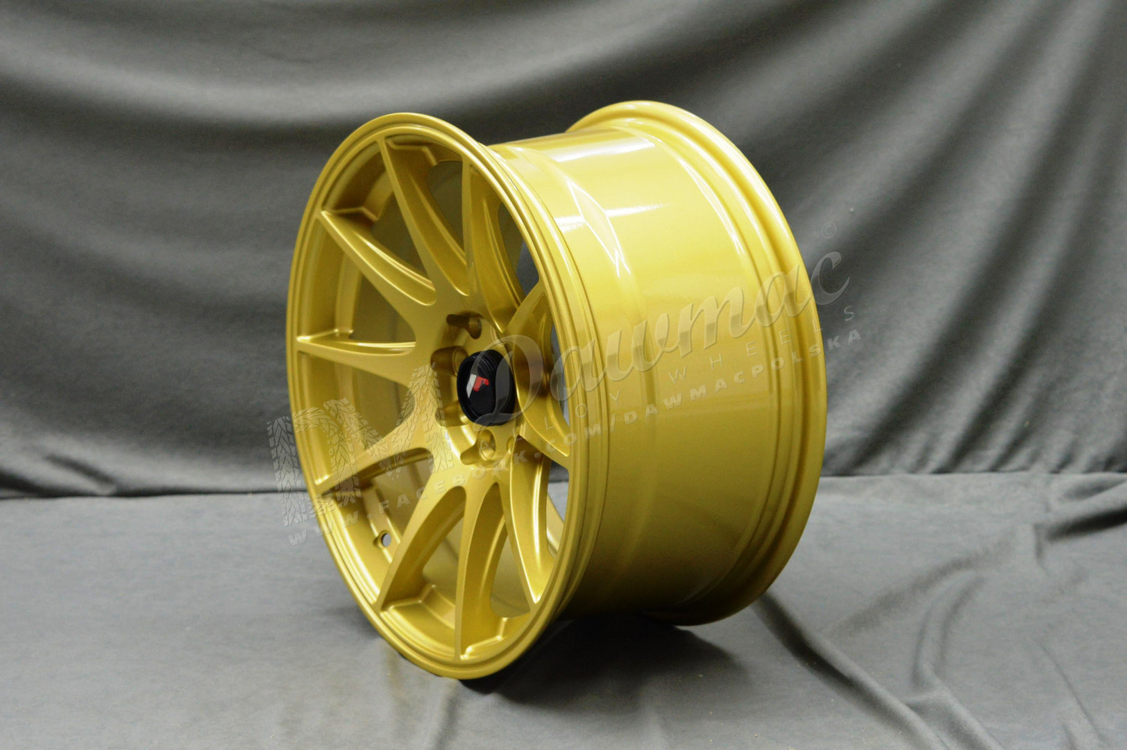 Japan Racing JR11 15" 7J ET30 + 8J ET25 4x100/4x108 Gold - obrazek 3