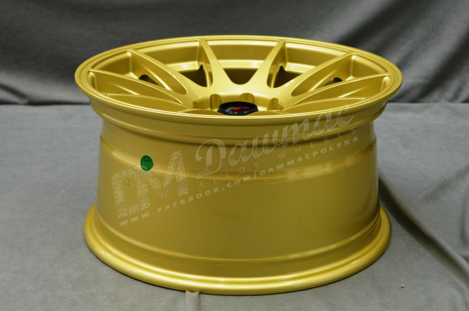 Japan Racing JR11 15" 7J ET30 + 8J ET25 4x100/4x108 Gold - obrazek 6