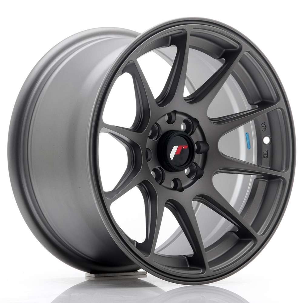 Japan Racing JR11 15" 8J ET25 4x100/4x108 Matt Gun Metal