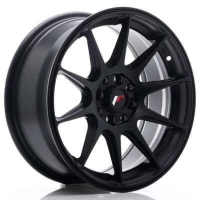 Japan Racing JR11 16" 7J ET25 + 8J ET25 4x100/4x108 Flat Black