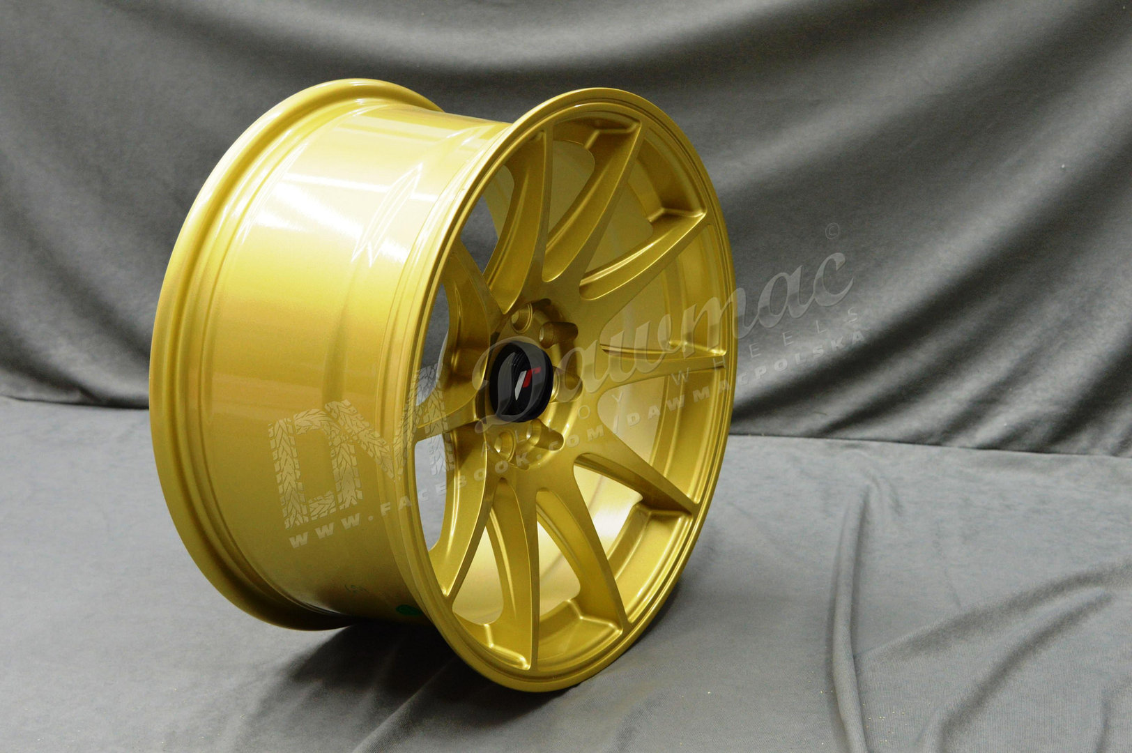 Japan Racing JR11 16" 7J ET25 + 8J ET25 4x100/4x108 Gold - obrazek 4