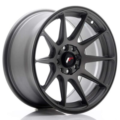 Japan Racing JR11 16" 8J ET25 4x100/4x108 Matt Gun Metal