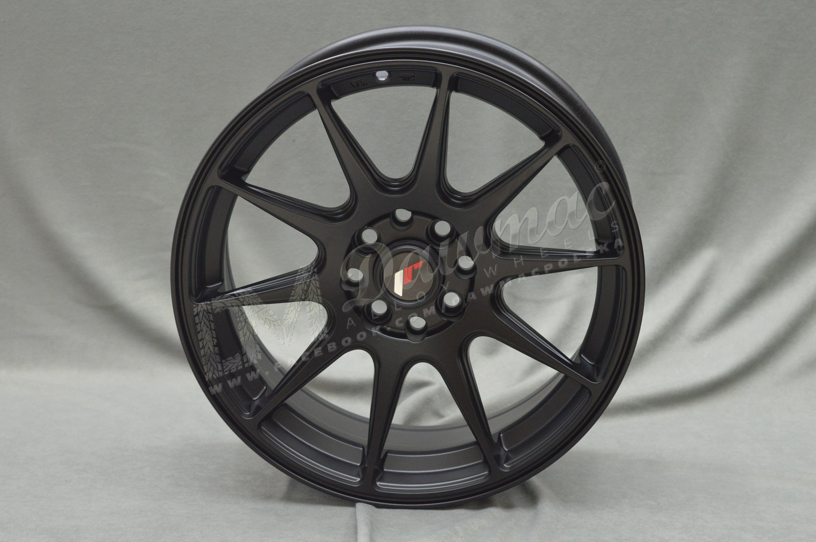 Japan Racing JR11 17" 7,25J ET35-ET40 + 9J ET25-ET35 BLANK Matt Black - obrazek 2