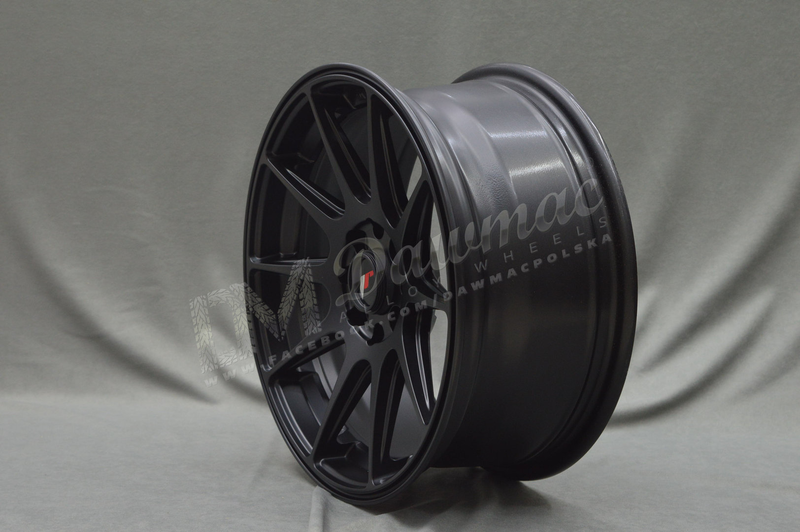 Japan Racing JR11 17" 7,25J ET35 5x100/5x108 Matt Black - obrazek 3