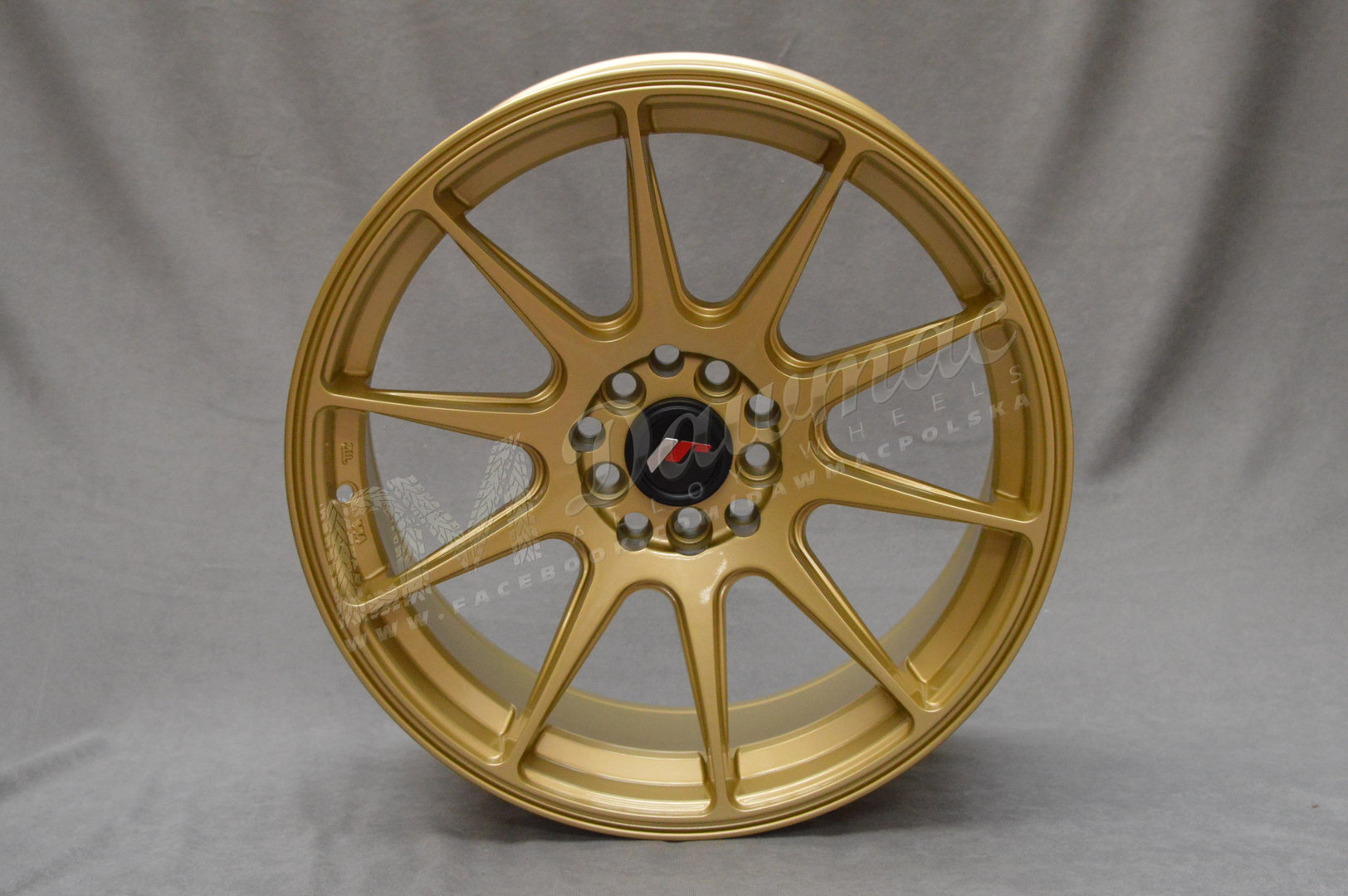 Japan Racing JR11 17" 7,25J ET35 5x100/5x114,3 Gold - obrazek 2