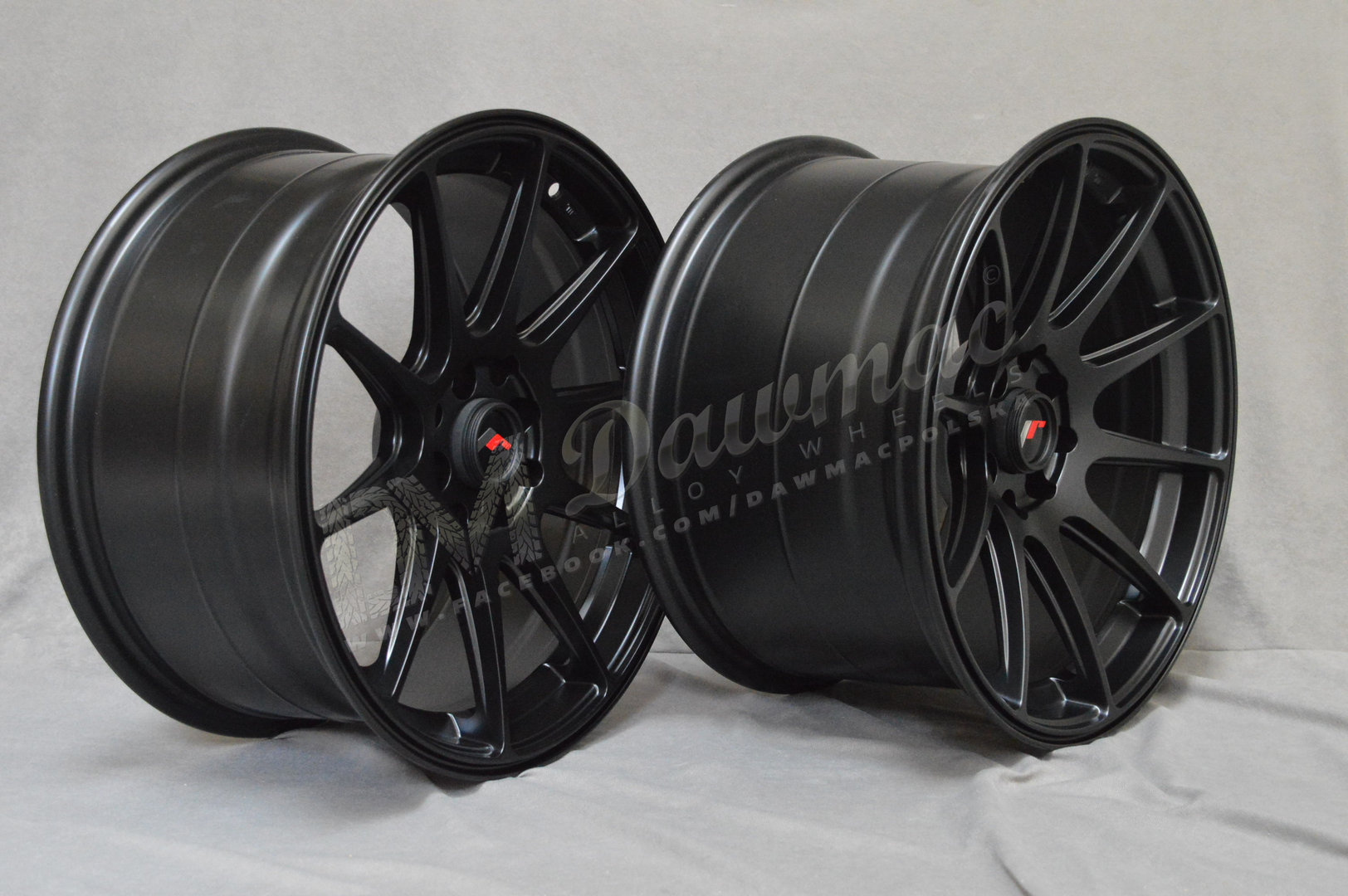 Japan Racing JR11 17" 8,25J ET35 4x100/4x114,3 Matt Black - obrazek 5