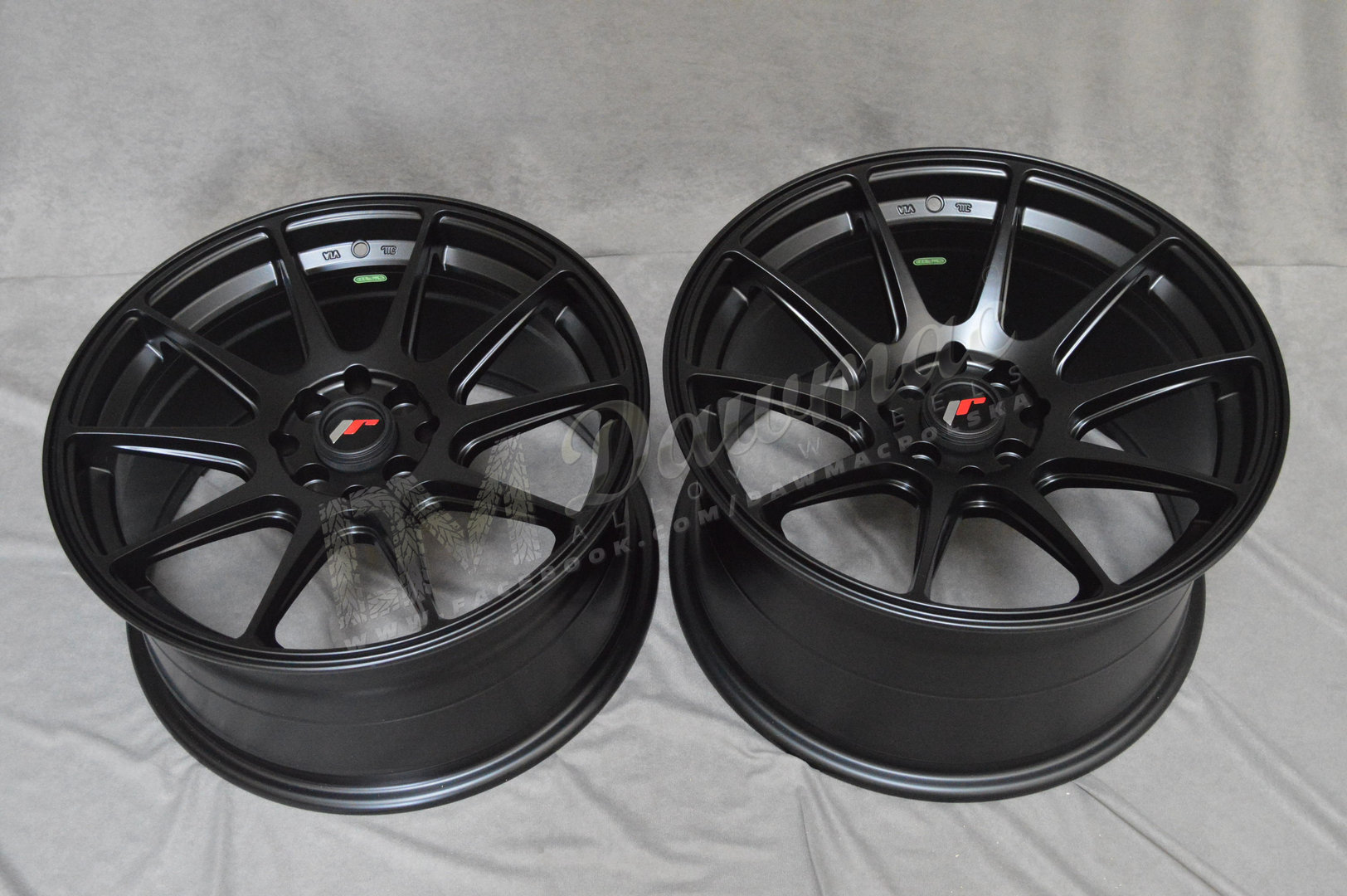 Japan Racing JR11 17" 8,25J ET35 5x100/5x114,3 Matt Black - obrazek 6