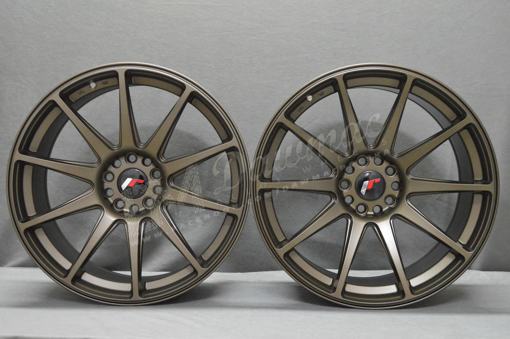 Japan Racing JR11 17" 8,25J ET35 5x100/5x114,3 Matt Bronze - obrazek 2