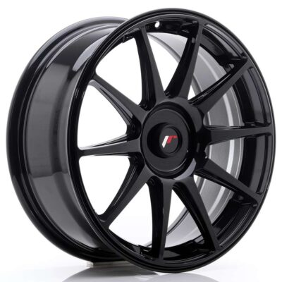 Japan Racing JR11 18" 7,5J ET35-ET40 BLANK Glossy Black