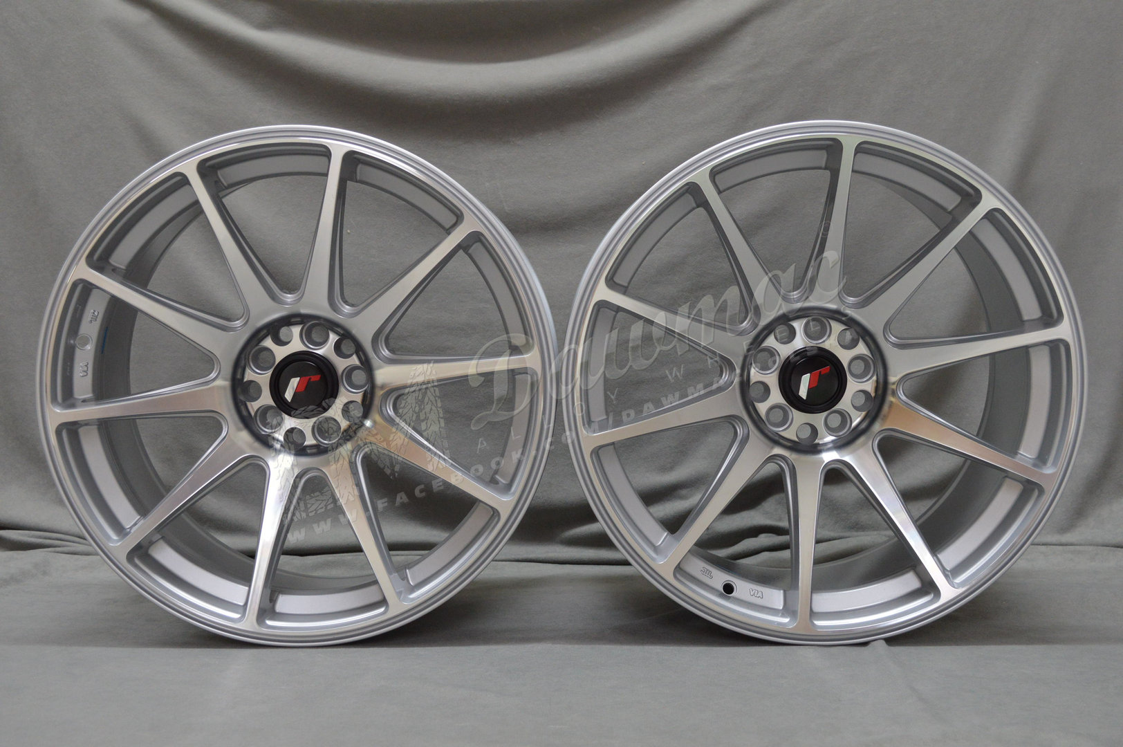 Japan Racing JR11 18" 7,5J ET40 5x112/5x114,3 Silver Machined - obrazek 2