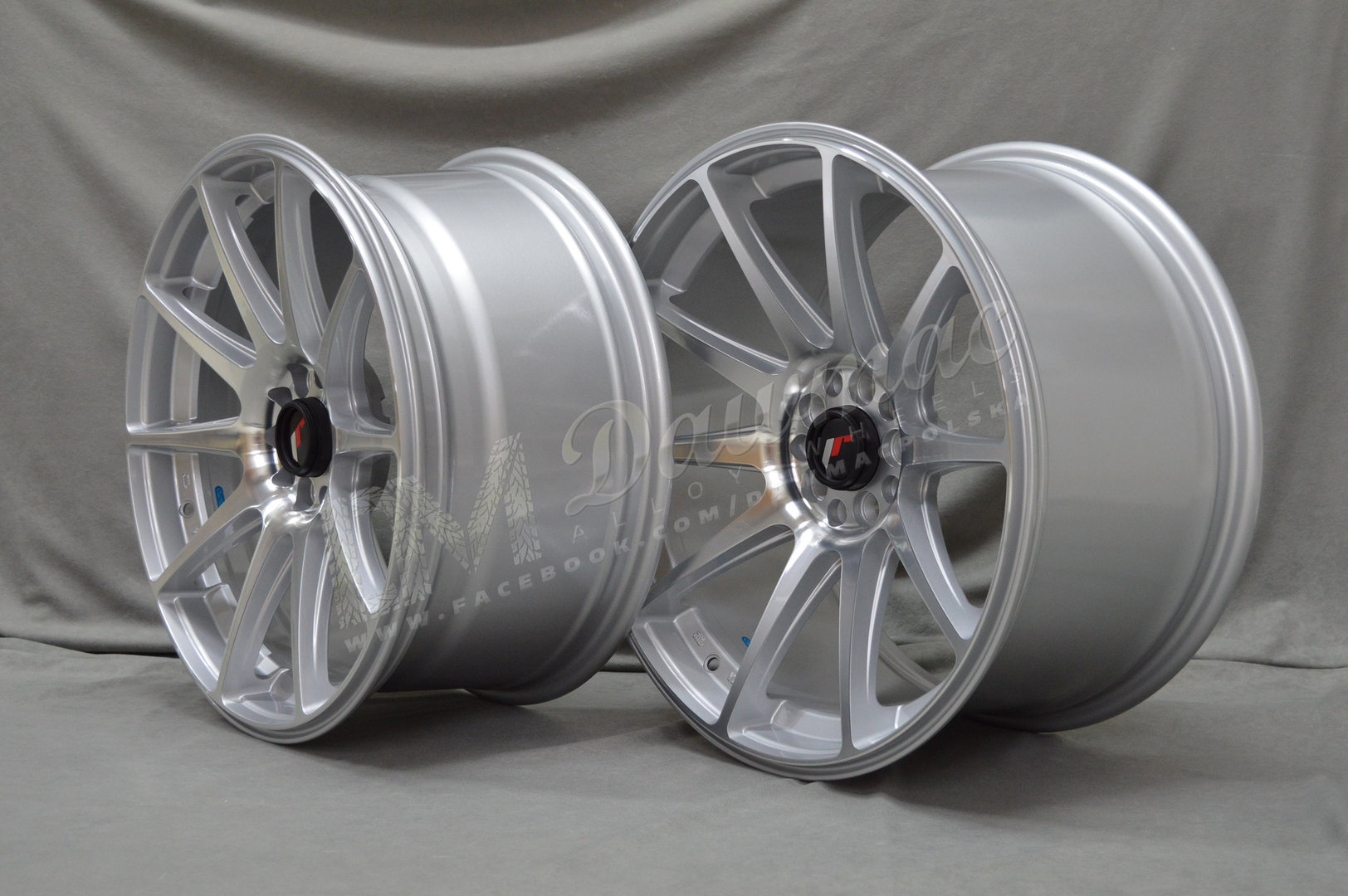 Japan Racing JR11 18" 9,5J ET30 5x112/5x114,3 Silver Machined - obrazek 4