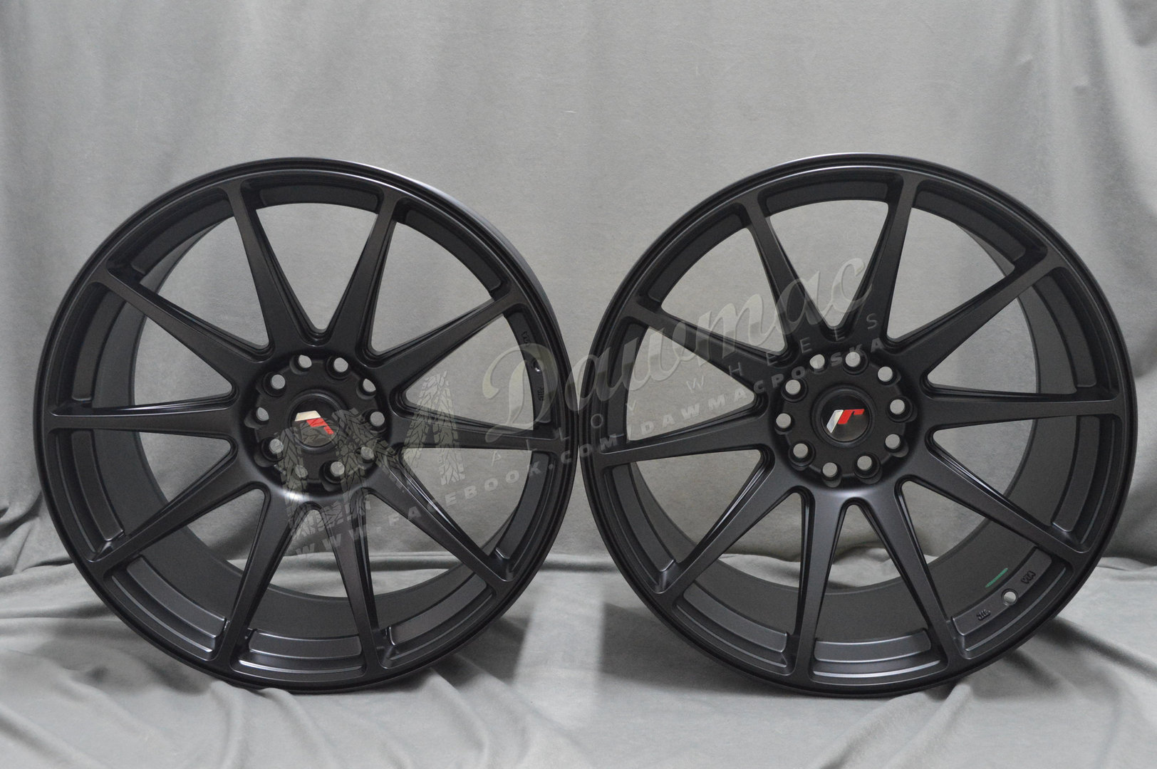 Japan Racing JR11 19" 11J ET25 5x114,3/5x120 Matt Black - obrazek 2