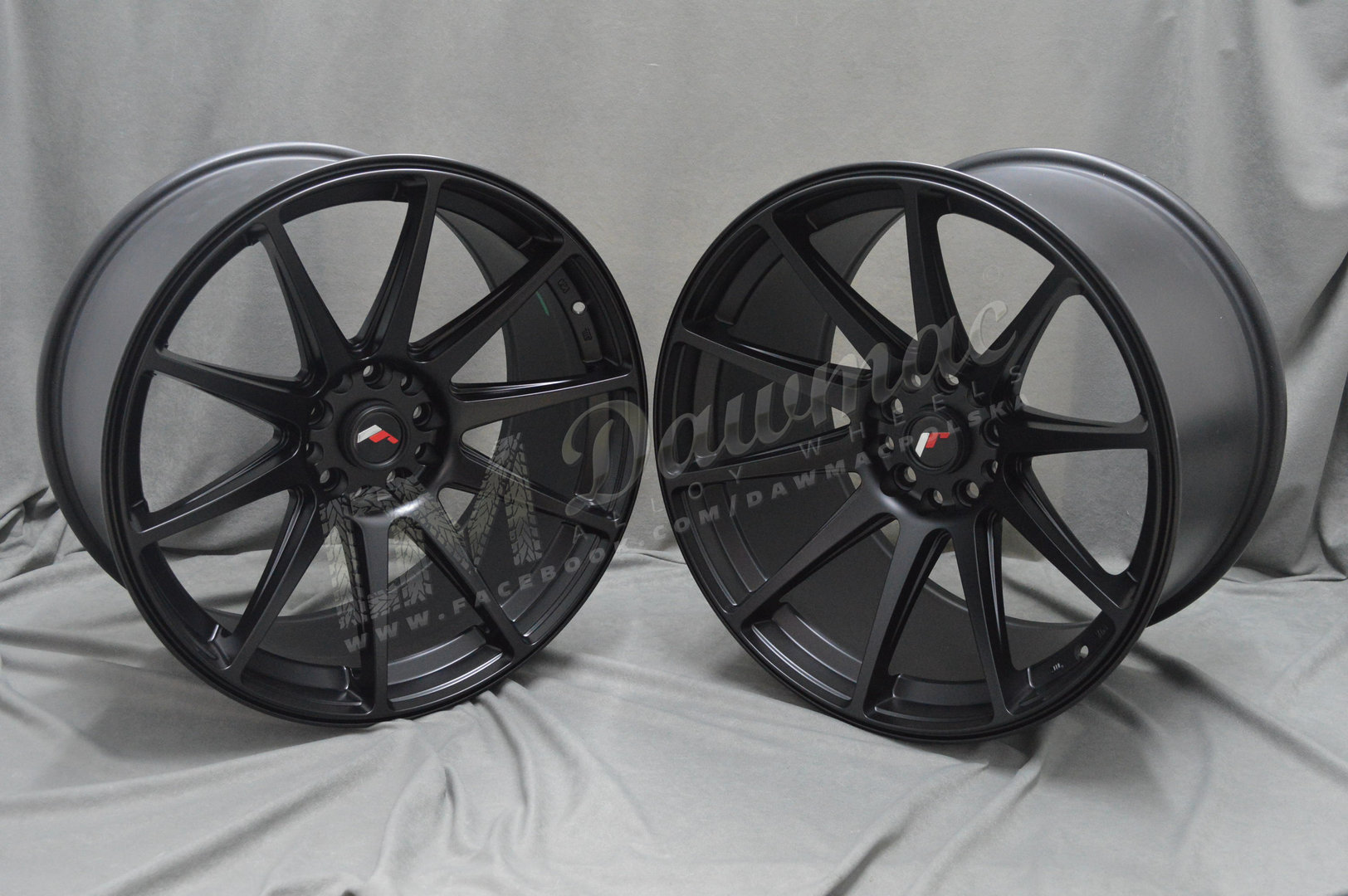 Japan Racing JR11 19" 11J ET25 5x114,3/5x120 Matt Black - obrazek 3