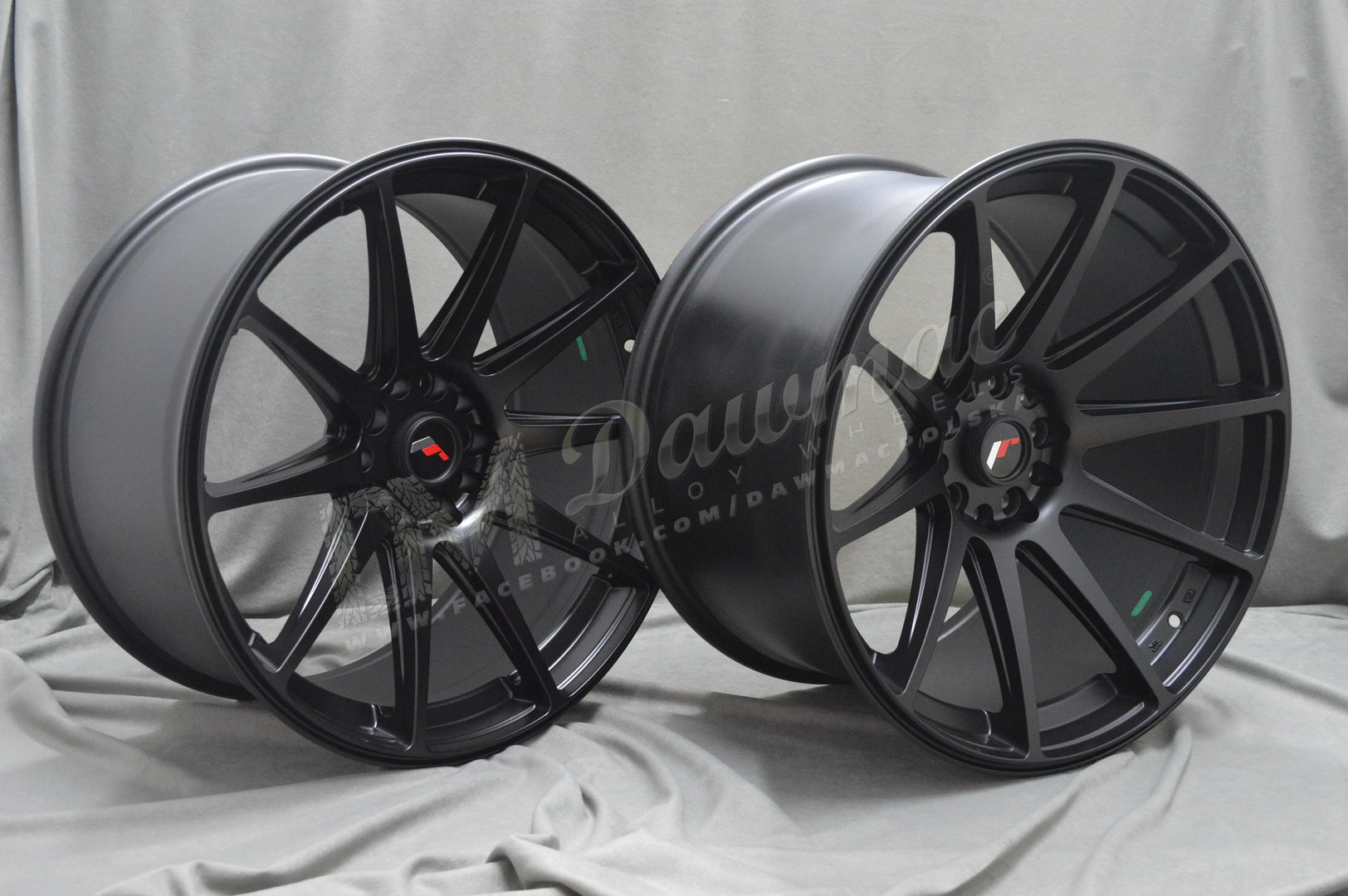 Japan Racing JR11 19" 11J ET25 5x114,3/5x120 Matt Black - obrazek 5