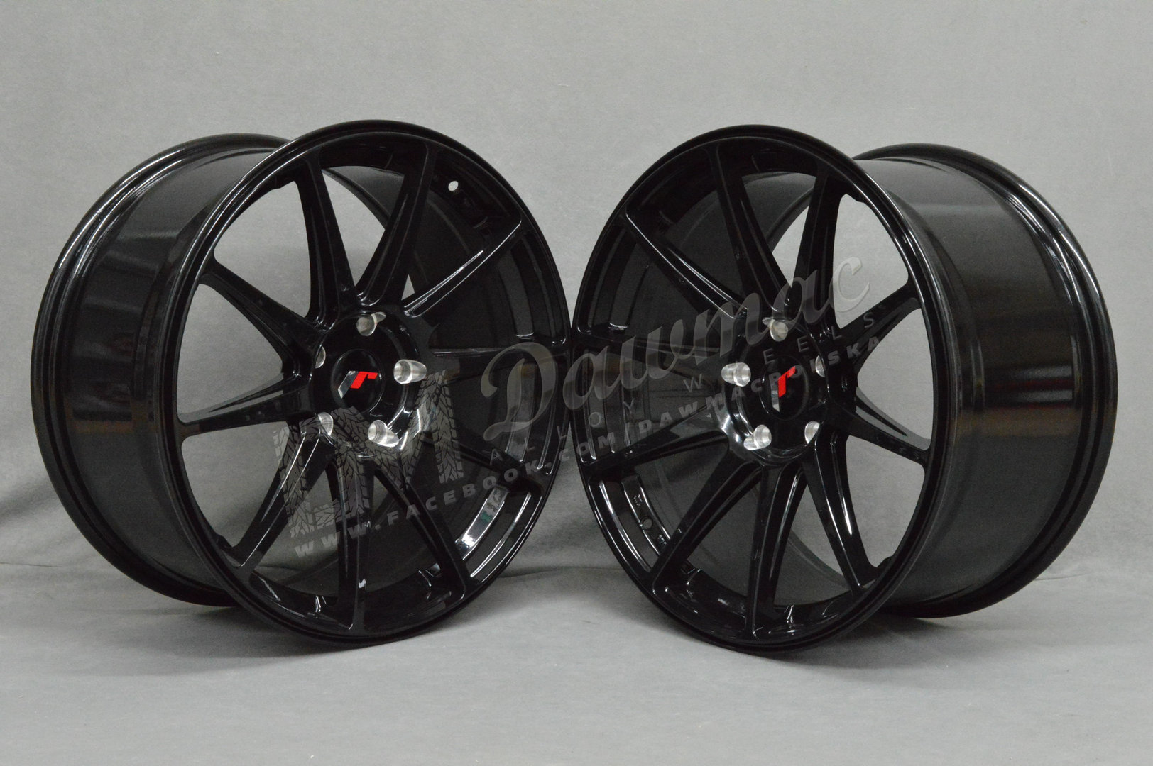 Japan Racing JR11 19" 8,5J ET35 5x120 Glossy Black - obrazek 3