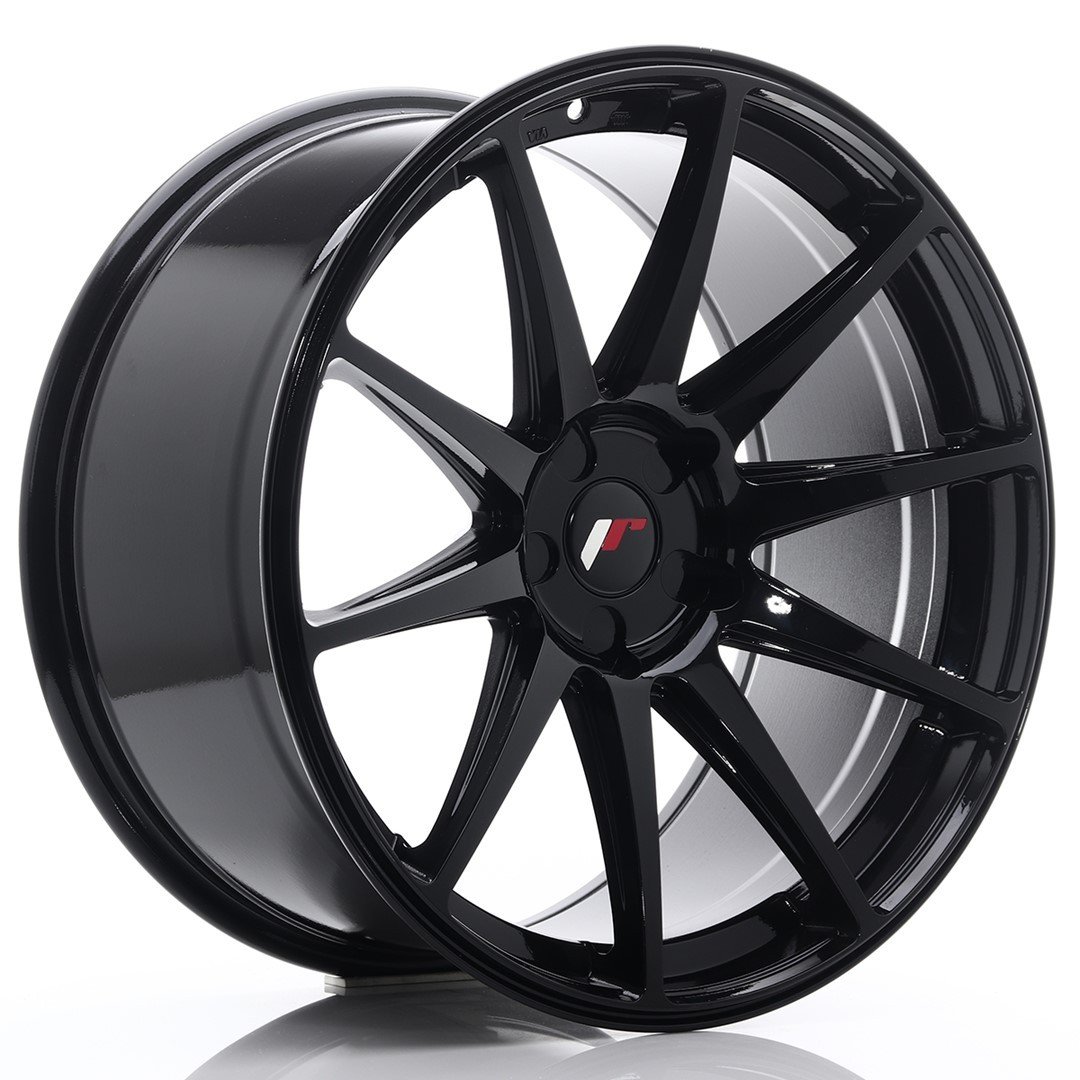 Japan Racing JR11 20" 10J ET20-ET40 + 11J ET20-ET52 BLANK Glossy Black - obrazek 2