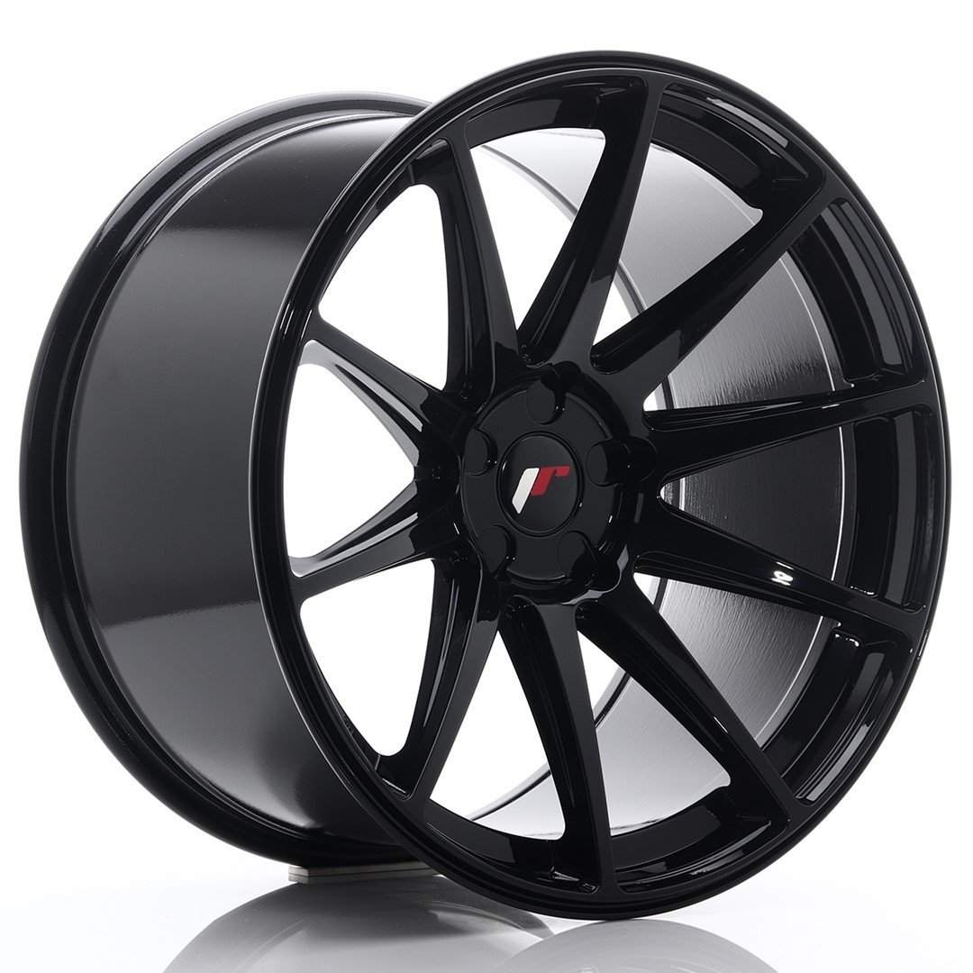 Japan Racing JR11 20" 10J ET20-ET40 + 11J ET20-ET52 BLANK Glossy Black - obrazek 3