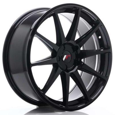 Japan Racing JR11 20" 8,5J ET20-ET35 + 12J ET20-ET42 BLANK Glossy Black