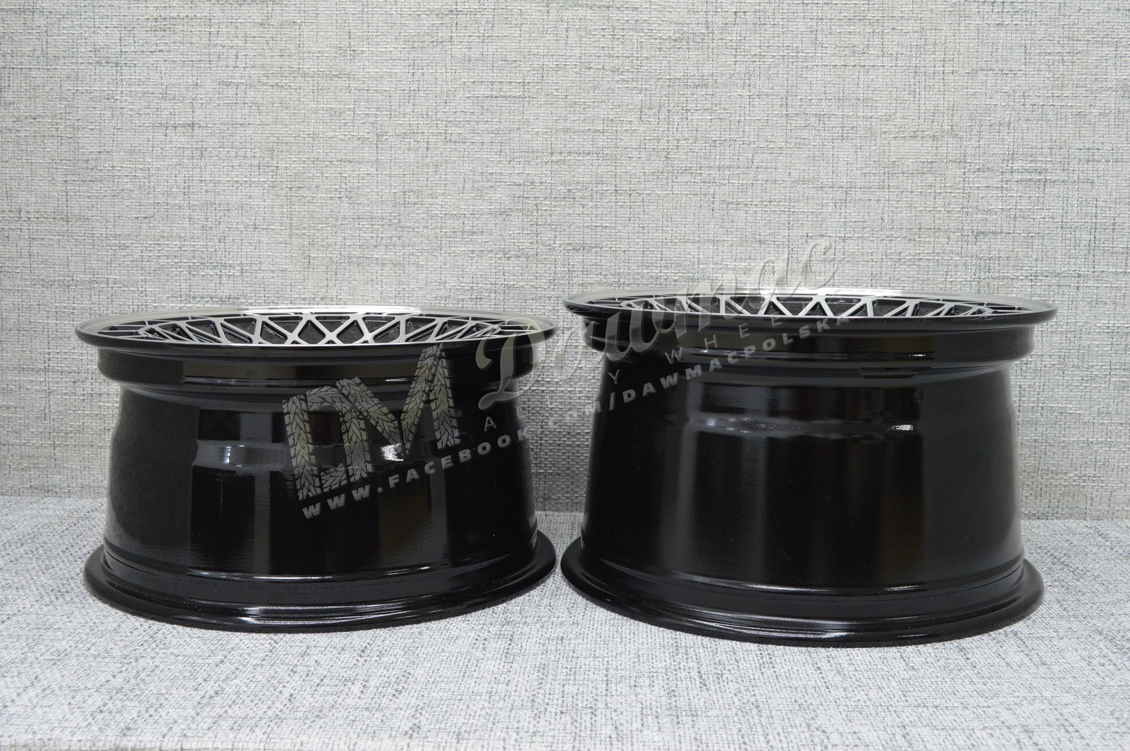 Japan Racing JR14 16" 8J ET15 4x100 Gloss Black Machined Face - obrazek 9