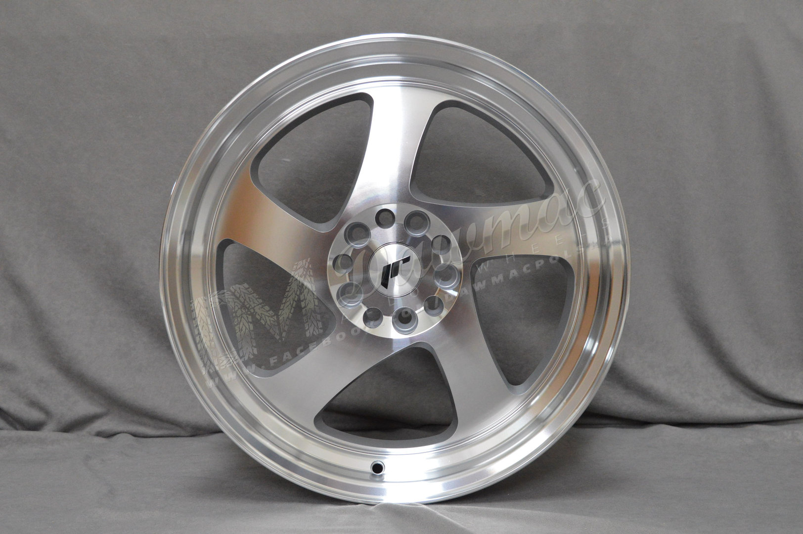 Japan Racing JR15 18" 9,5J ET20-ET40 BLANK Silver Machined - obrazek 2