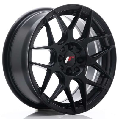 Japan Racing JR18 16" 7J ET20-35 BLANK Gloss Black