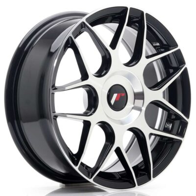 Japan Racing JR18 18" 7,5J ET35-ET42 + 8,5J ET35-ET45 BLANK Black Machined