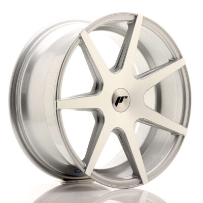 Japan Racing JR20 19" 11J ET25-ET40 5x108-5x130 BLANK Silver Machined Face